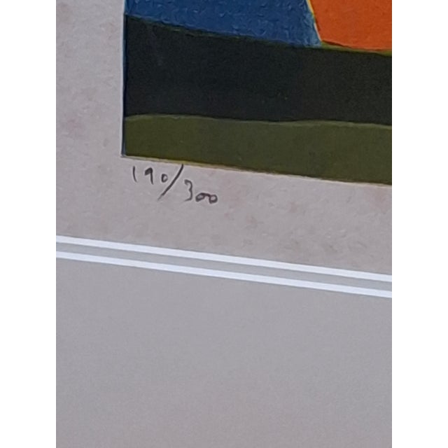 1980s Marcel Mouly Signed Lithograph "Les Chalutiers" Trawlers Limited Edition 190/300 For Sale In Boston - Image 6 of 13