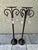 Vintage Late 20th Century Tall Metal Candle Holders- Set of 2 For Sale In Orlando - Image 6 of 12