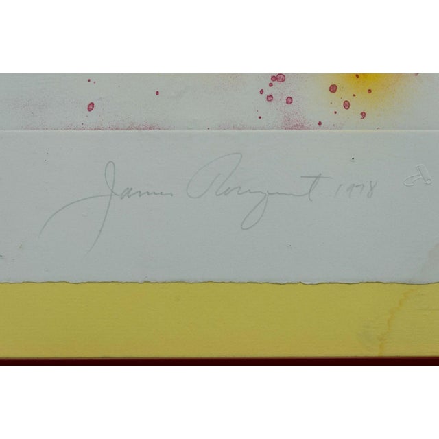 James Rosenquist Hot Lake (State 1) Signed Etching on Paper 26/78 Framed 1978 For Sale In Detroit - Image 6 of 10