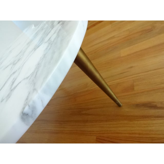 Mid-Century Modern Marble Clover Coffee Table | Chairish