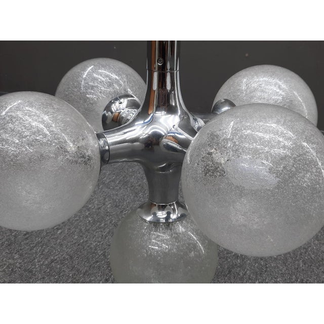 Space Age Atomic Ceiling Lamp, 1960s For Sale - Image 6 of 14