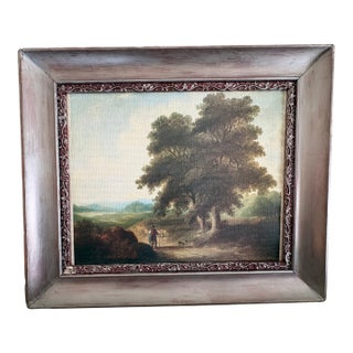 1980s Irish Countryside Framed Wall Art-Homeward Bound, an Irish Landscape Reproduction Print on Canvas For Sale