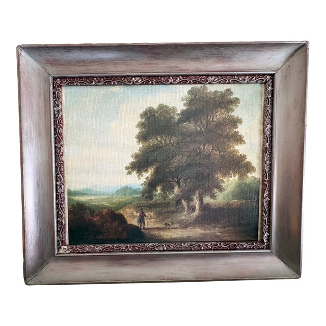 1980s Irish Countryside Framed Wall Art-Homeward Bound, an Irish Landscape Reproduction Print on Canvas For Sale