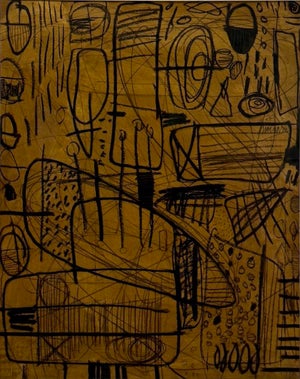 Signal & Form by Murray Duncan, Mix Media on Paper, Abstract