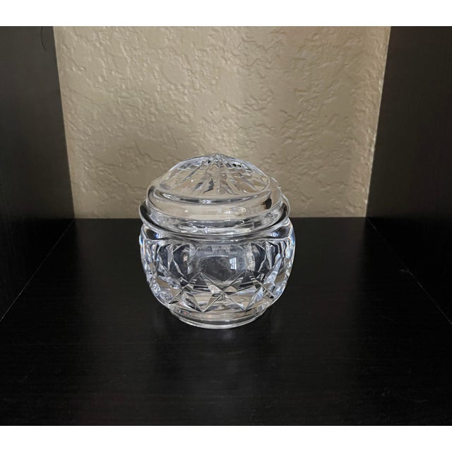 Mid 20th Century Waterford Crystal Covered Dish For Sale - Image 11 of 12