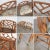 Vintage Chinese Chippendale Rattan Rolling Accent Chairs by Henry Link for Wicker - A Pair For Sale - Image 10 of 13