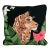 Vintage Cheetah Petit Point Needlepoint Pillow For Sale