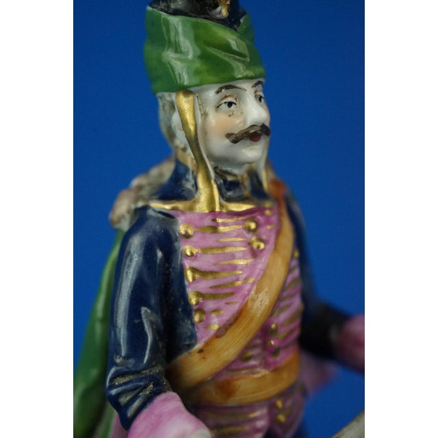 Miniature Hussar Soldier Sculpture in Porcelain from Real Casa Ferdinandea - Ginori,19th Century, Italy, 19th Century For Sale - Image 10 of 18