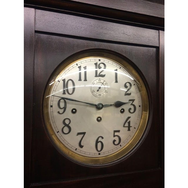 Wood Art Deco Tall Case Clock, Grandfather Clock For Sale - Image 7 of 7