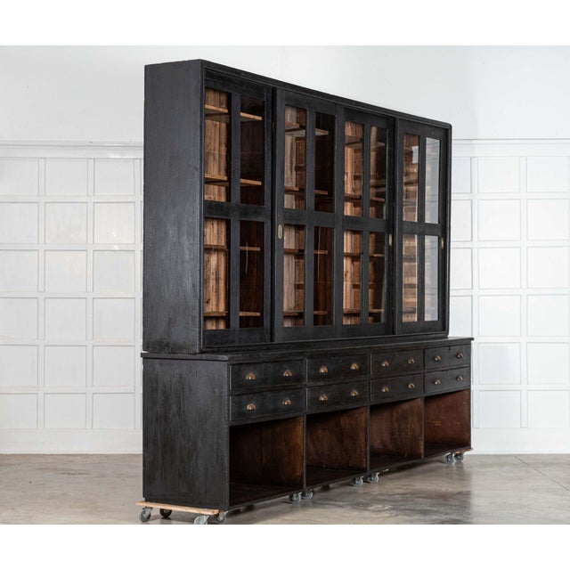 19th Century English Pine Haberdashery Cabinet For Sale - Image 3 of 18