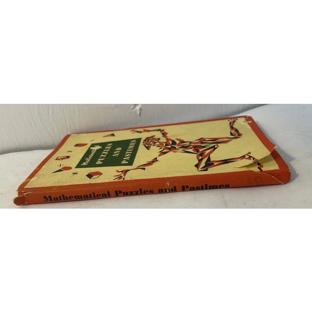 Mid-Century Modern 1957 “Mathematical Puzzles and Pastimes” Book For Sale - Image 3 of 6