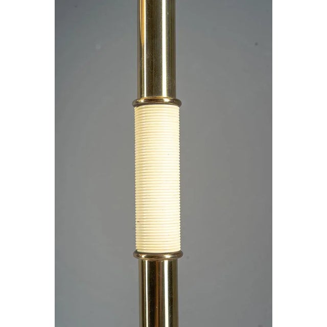 Large Brass Floor Lamps Helios Mod. 2035 by J. T. Kalmar 1960s, Set of 2 For Sale - Image 11 of 16