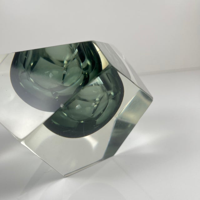 Sommerso Ashtray in Murano Glass, Italy, 1970 For Sale - Image 9 of 12
