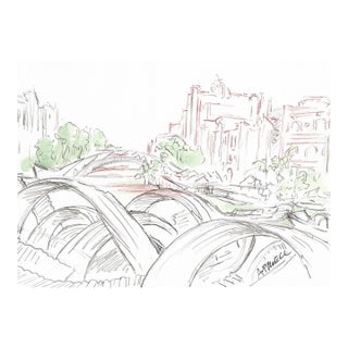 Ivy Attwell European Drawing For Sale