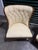 Queen Anne Pair of Antique Tufted Back Accent Chairs For Sale - Image 3 of 12