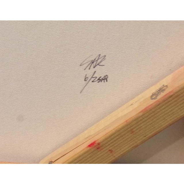 "Marilyn Monroe" Red by Steve Kaufman Limited Edition Serigraph on Canvas Hand signed the artist Art Size: 36" x 36"...