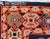 Textile Geometric Vintage Caucasian Rug With Tribal Geometric Medallions in Blue and Red For Sale - Image 7 of 12