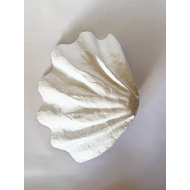 Large Gilt Papier Mache Clam Shell For Sale - Image 11 of 11