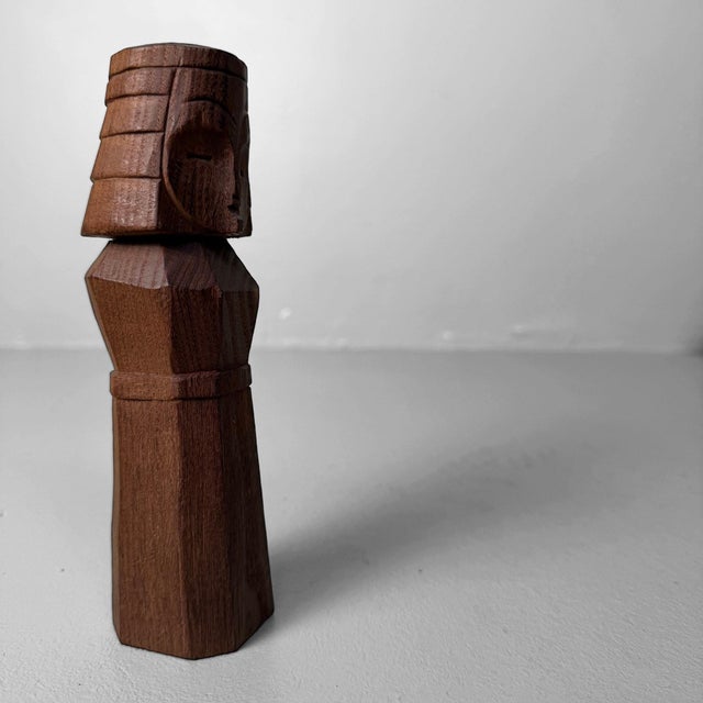 1980s ​Small Vintage Japanese Wooden Nipopo Doll, 1980s For Sale - Image 5 of 10