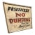 Antique Positively No Dumping Per Order Board of Health Wood Sign 20"x26" For Sale