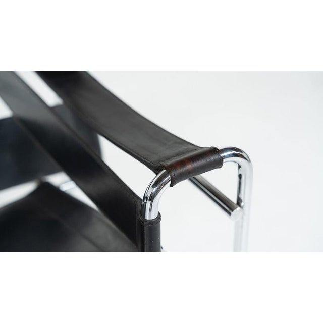 Animal Skin B3 Wassily Armchairs by Marcel Breuer for Gavina, Italy, 1960s, Set of 2 For Sale - Image 7 of 16