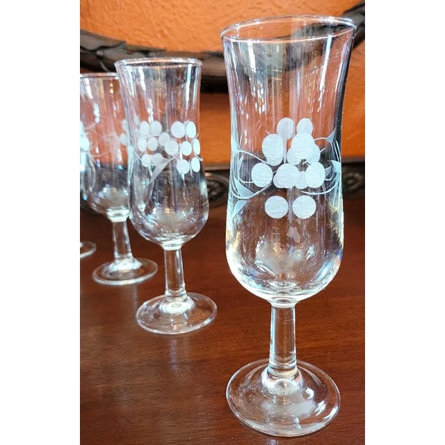 Glass Duiske Irish Hand Cut Glassware Set For Sale - Image 7 of 11