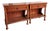 Mahogany Nightstands with Twisted Brackets, 1950, Set of 2 For Sale