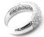 Cartier Etincelle De Cartier 18k White Gold Diamond Band Ring, size 4.5 For Sale In Philadelphia - Image 6 of 10