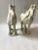 Cream Carved Marble Asian Horses - a Pair For Sale - Image 8 of 13