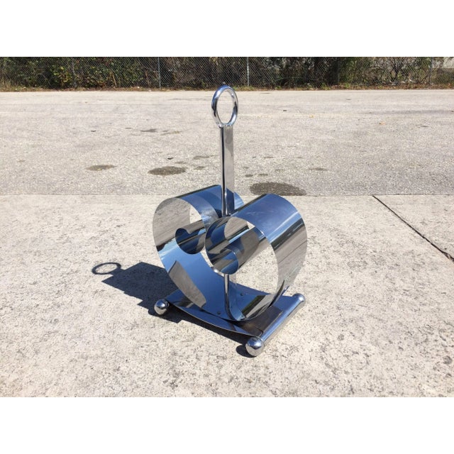 1930s Norman Bel Geddes Art Deco Magazine Rack For Sale - Image 9 of 11