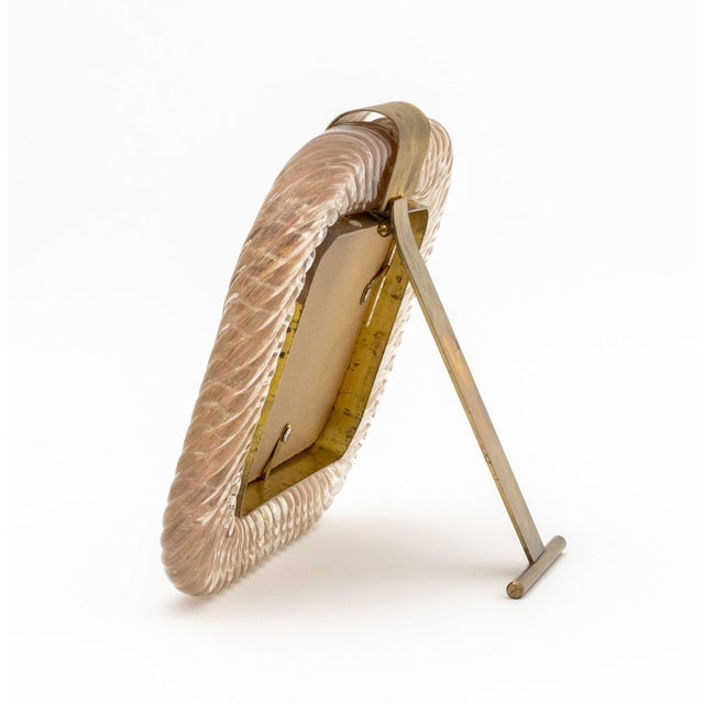 Barovier & Toso Murano Glass Picture Frame For Sale In New York - Image 6 of 7