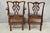 Antique Chippendale Style Mahogany Carved Fretwork Dining Chairs - Set of 10 For Sale - Image 16 of 18