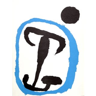 Joan Miro Original Lithograph Dm0587 Derriere Le Miroir 1966 For Sale