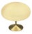 Design Line Mid-Century Modern Design Tulip Mushroom Table Lamp by Designline in Silver With White Glass For Sale - Image 4 of 10