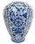 1970s Large Hand-Painted Delft Blue & White Vase With Bird Motif For Sale - Image 10 of 11