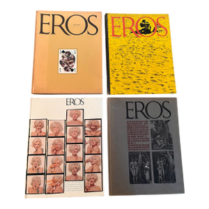 Complete 1962 Eros Magazine Hardcover Set – Volume One, Numbers 1–4 by Ralph Ginzburg