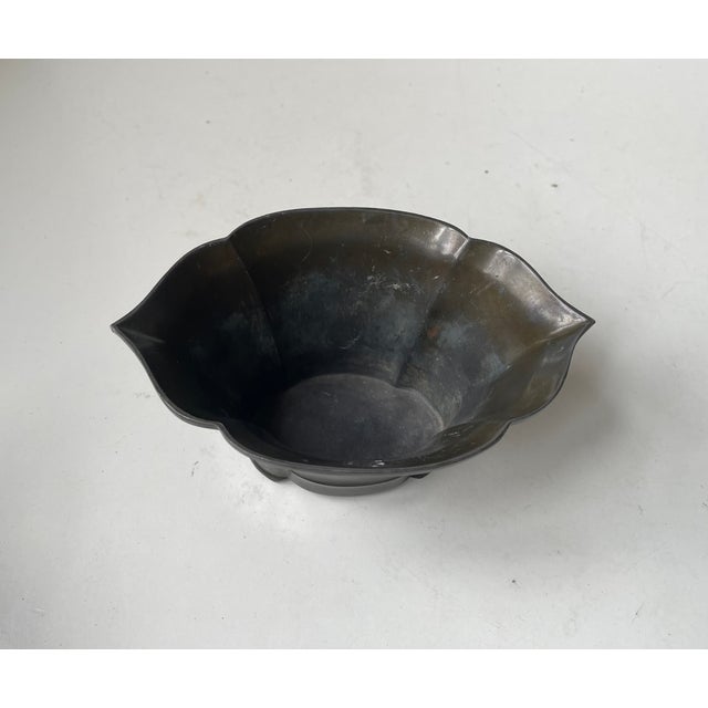 Art Deco Vase in Disko Metal by Just Andersen, 1930s For Sale - Image 4 of 9