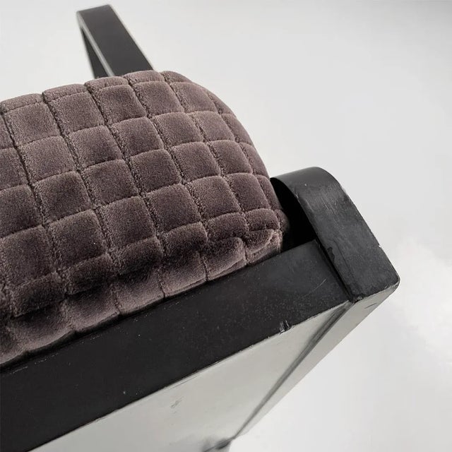 Mid-Century Modern Italian Chairs in Velvet, 1940s, Set of 2 For Sale - Image 11 of 18