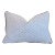 Designer Italian Mariano Fortuny Lavender & White Papiro Feather/Down Pillow 24” X 16” For Sale