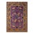 Rare 19th C. Chinese Dragon Ningxia Rug in Moody Purple and Orange C. 1890 (6x9) For Sale