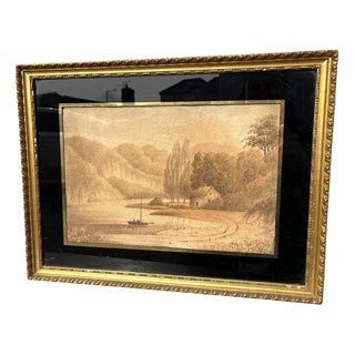 F.Rawlins, Somerset, 1830, Watercolour, Framed For Sale