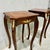 French Style Walnut Wood Louis XVI Small Side Table Set For Sale In Miami - Image 6 of 6