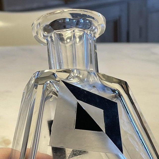 Art Deco Cubist Crystal Liqueur Service by Karl Palda, 1930s, Set of 8 For Sale - Image 14 of 18