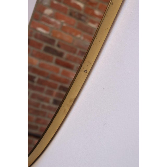 Italian Modernist Ramati Shield Mirror by Vetreria Bonardi For Sale - Image 11 of 15