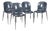 20th Century Italian La Marie Chairs by Philippe Starck for Kartell, 1999, Set of 4 For Sale