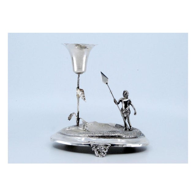 Silver Toothpick Holder, in Good conditions.