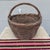 Wood A Antique Woven Reed Basket, Circa 1900 For Sale - Image 7 of 12
