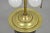 Antique French Neoclassical Black Faceted Opalene Glass Urn Brass Table Lamp For Sale In Philadelphia - Image 6 of 13