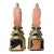 Japanese Antique Japanese Taishō Carved Zushi Monks on Gilt Bases- A Pair For Sale - Image 3 of 8