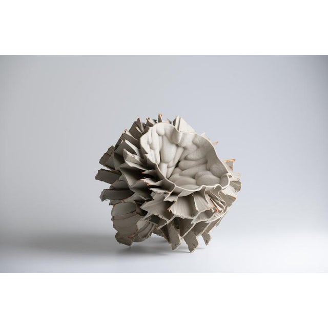 Gray Flying Garden Series Sculpture by Zsolt József Simon For Sale - Image 8 of 9